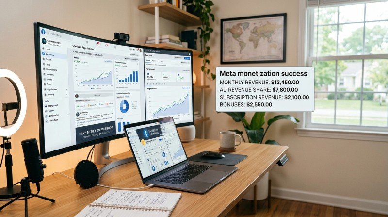checking Facebook Page Insights to earn money on Facebook consistently