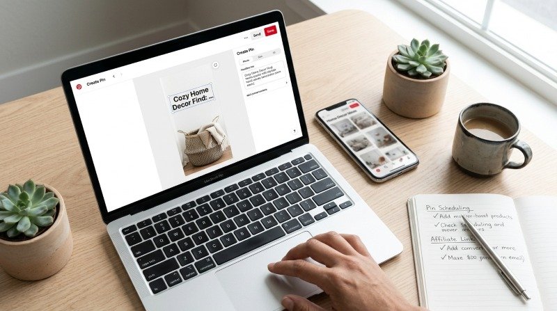creating a pin for affiliate marketing Pinterest