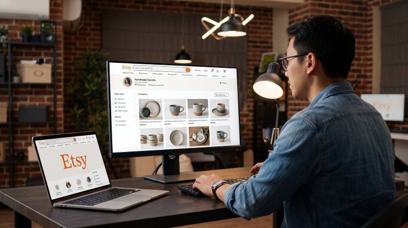 optimizing listing titles and tags after starting an Etsy shop