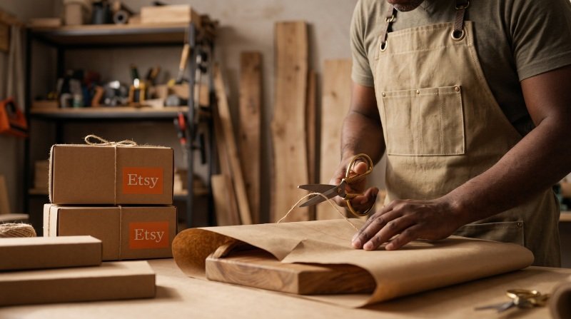 preparing the first listings after starting an Etsy shop